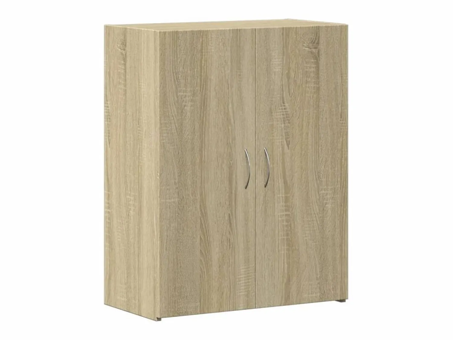 Clearance Archivador de madera de ingeniería de roble Sonoma Marru00f3n