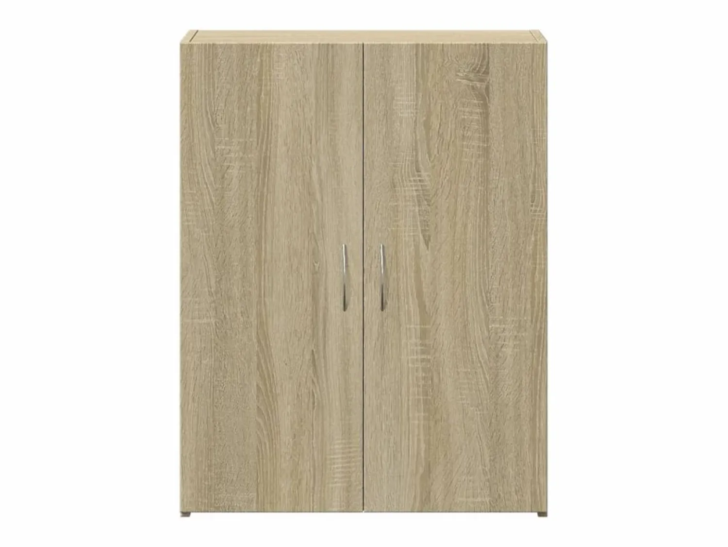 Clearance Archivador de madera de ingeniería de roble Sonoma Marru00f3n