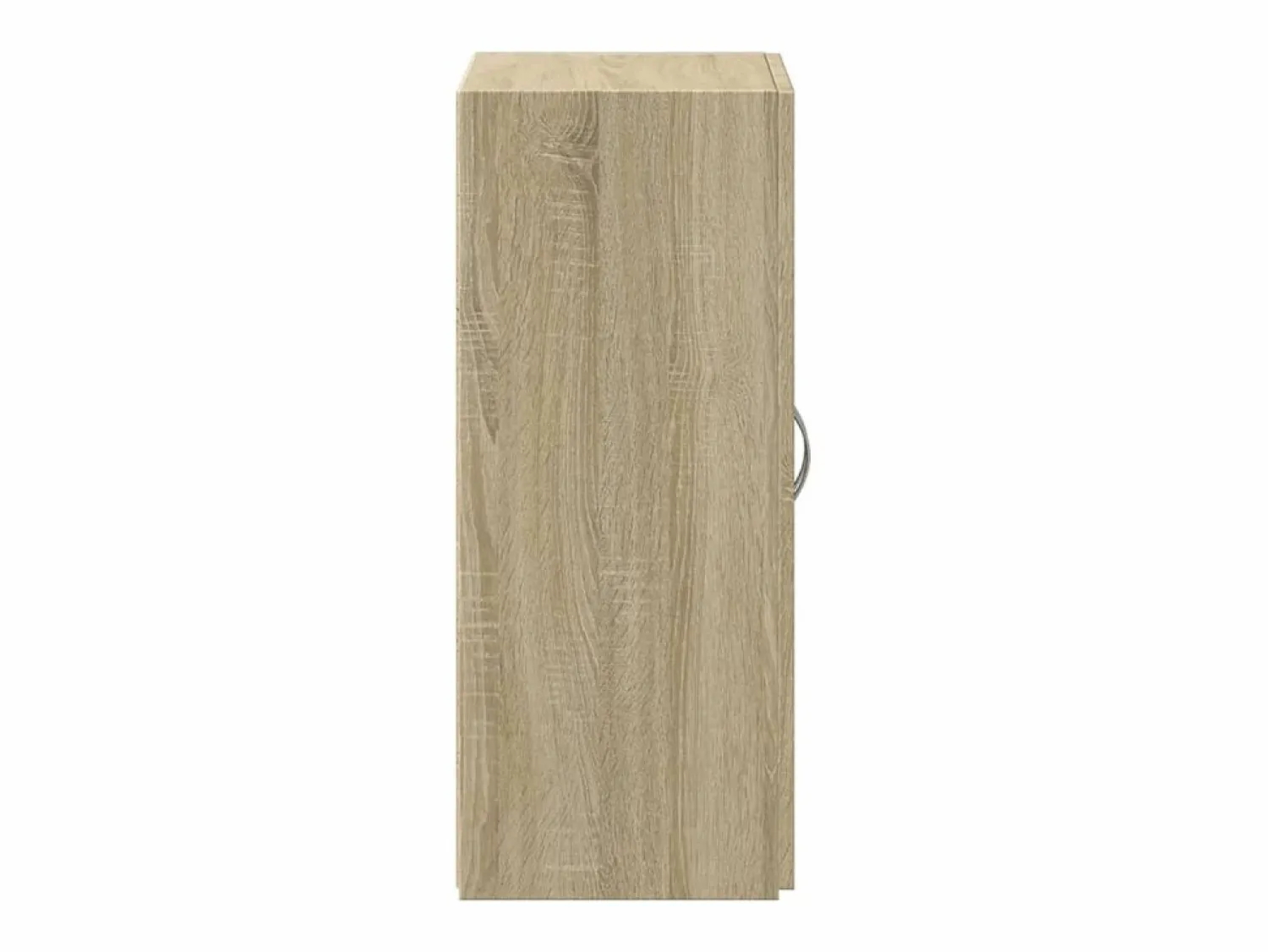 Clearance Archivador de madera de ingeniería de roble Sonoma Marru00f3n