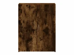 Archivador de madera de ingeniería de roble ahumado