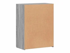 Sale Archivador de madera de ingeniería Sonoma Gris