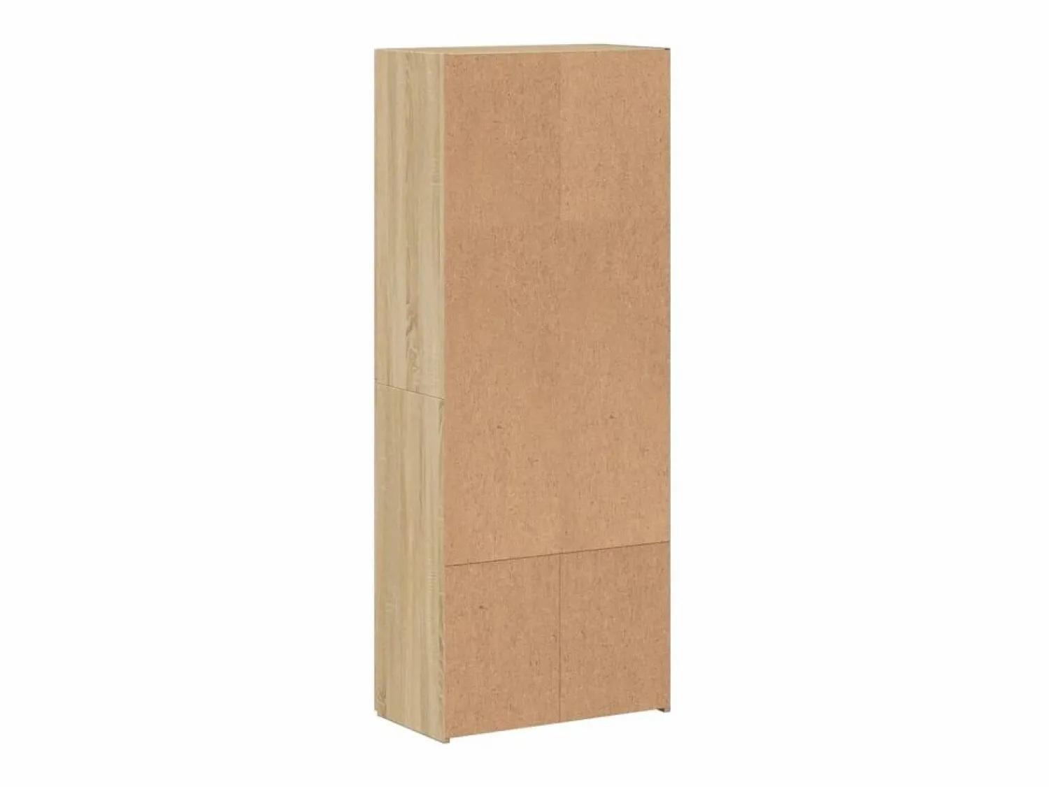 Archivador de roble Sonoma 60x32x153 cm madera de ingeniería Marru00f3n