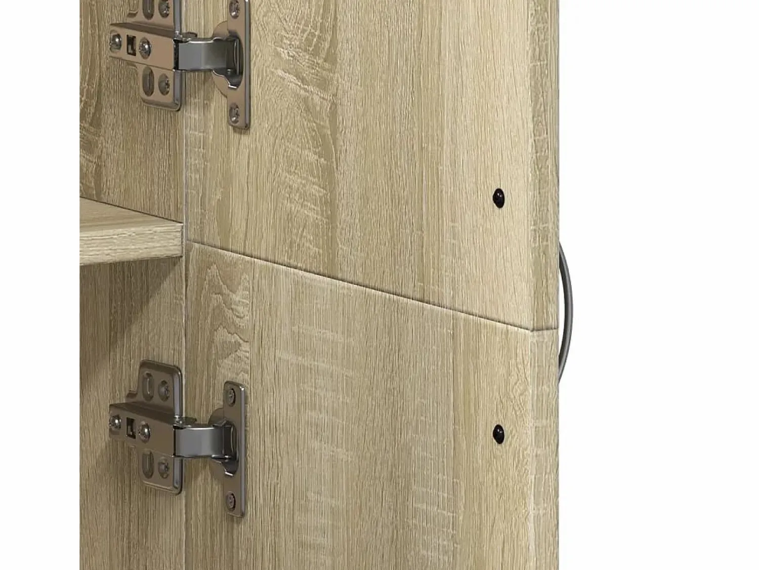 Archivador de roble Sonoma 60x32x153 cm madera de ingeniería Marru00f3n