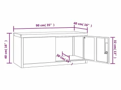 Archivador claro 90x40x40 cm acero