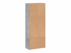 Archivador hormigón 60x32x153 cm madera de ingeniería