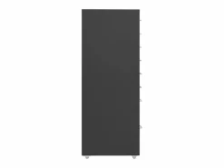 Outlet Archivador Móvil Antracita 28x41x109 cm Metal Armario Oficina