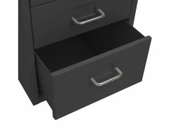 Discount Archivador Móvil Antracita 28x41x69 cm Metal Armario Oficina