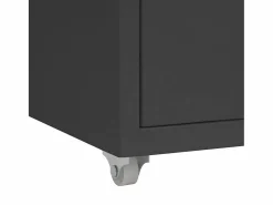 Discount Archivador Móvil Antracita 28x41x69 cm Metal Armario Oficina