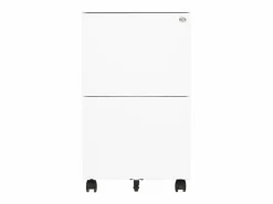 Clearance Archivador móvil 39x45x67 cm Acero Blanco