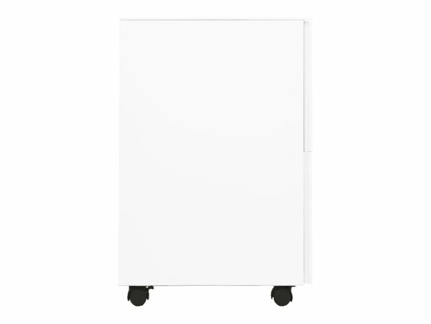 Clearance Archivador móvil 39x45x67 cm Acero Blanco