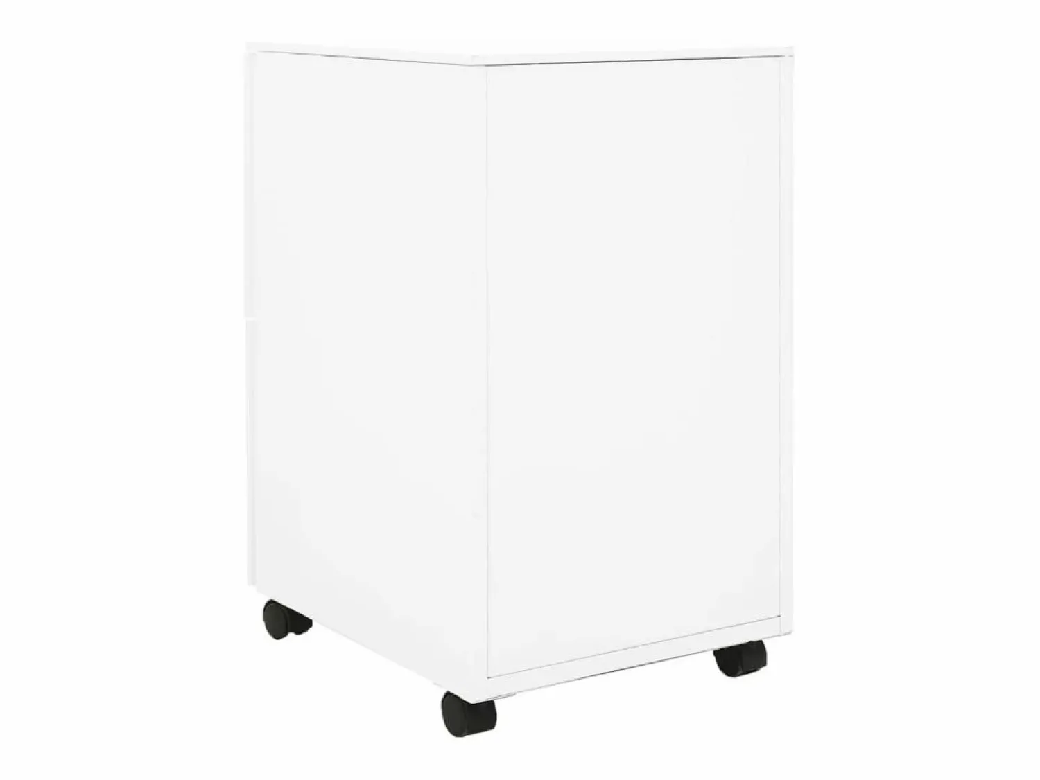 Clearance Archivador móvil 39x45x67 cm Acero Blanco