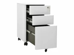 Hot Archivador móvil claro 30x45x59 cm Acero Gris
