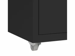 Clearance Archivador Móvil 28x41x69 cm Metal Negro