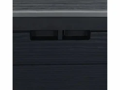 Outlet Arcón de jardín Antracita 58,5x46x55 cm Polipropileno Gris
