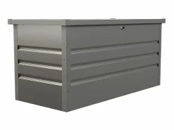 Vente-unique Arcón de jardín de acero galvanizado volumen 400L - TOMASO