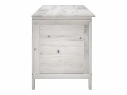 vidaxl Arcón de jardín madera maciza abeto 150x50x56,5 cm
