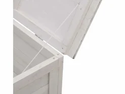 vidaxl Arcón de jardín madera maciza abeto 150x50x56,5 cm