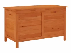 Clearance vidaxl Arcón de jardín madera maciza abeto 99x49,5x58,5 cm Color natural claro