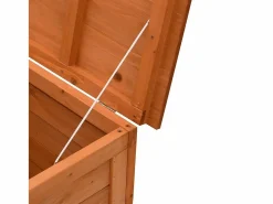 Clearance vidaxl Arcón de jardín madera maciza abeto 99x49,5x58,5 cm Color natural claro