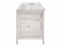 Sale Arcón de jardín madera maciza abeto 198,5x50x56,5 cm Baúl De Jardín