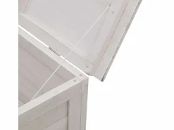 Sale Arcón de jardín madera maciza abeto 198,5x50x56,5 cm Baúl De Jardín