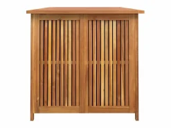 Arcón de jardín 200x80x75 cm madera maciza de acacia