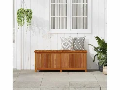 Online Arcón de jardín 150x50x58 cm Madera maciza de acacia Armario De Jardín
