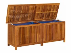 Online Arcón de jardín 150x50x58 cm Madera maciza de acacia Armario De Jardín