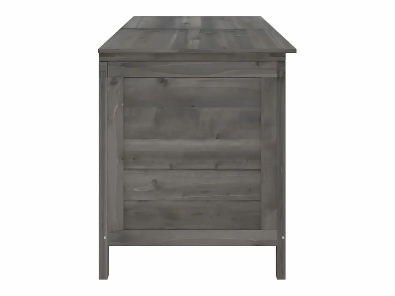vidaxl Arcón jardín madera maciza abeto 150x50x56,5 cm