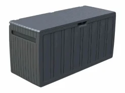 Hot Arcón para Exterior 270 Litros de Resina 117x45,5x57cm Baúl Y Arcón|Accesorios De Almacenaje