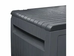 Hot Arcón para Exterior 270 Litros de Resina 117x45,5x57cm Baúl Y Arcón|Accesorios De Almacenaje