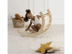 Sale Arco de escalada madera marrón 41x81x50 cm Mueble De Bebé