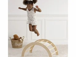 Sale Arco de escalada madera marrón 41x81x50 cm Mueble De Bebé