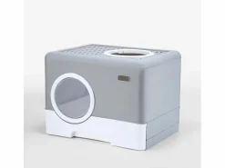 New Arenero para gatos de plástico cómodo caja fácil de limpiar Cataway Higiene Y Cuidado De Mascotas