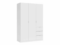 Online Armario 3 puertas abatibles 3 cajones acabado . 180cm(alto). 121cm(ancho). 52cm(fond Blanco