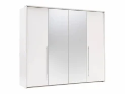 Vente-unique Armario 2 puertas con espejo y LEDs 255 cm color INGINA