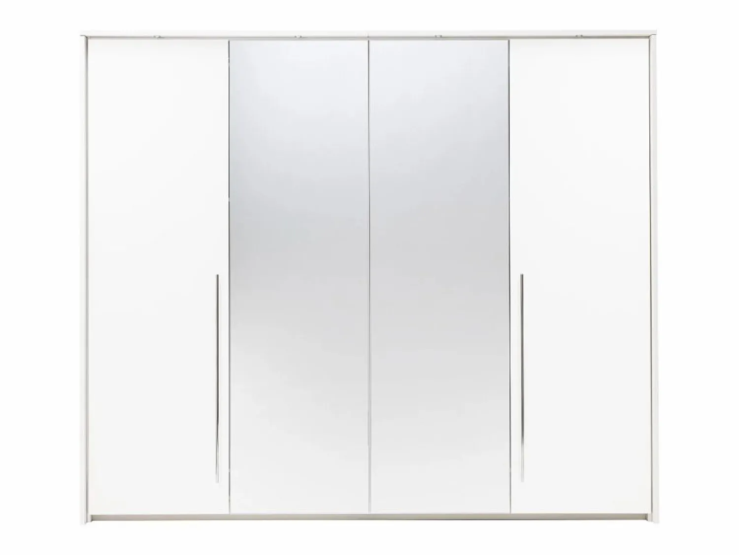 Vente-unique Armario 2 puertas con espejo y LEDs 255 cm color INGINA