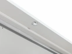 Vente-unique Armario 2 puertas con espejo y LEDs 255 cm color INGINA