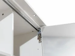 Vente-unique Armario 2 puertas con espejo y LEDs 255 cm color INGINA