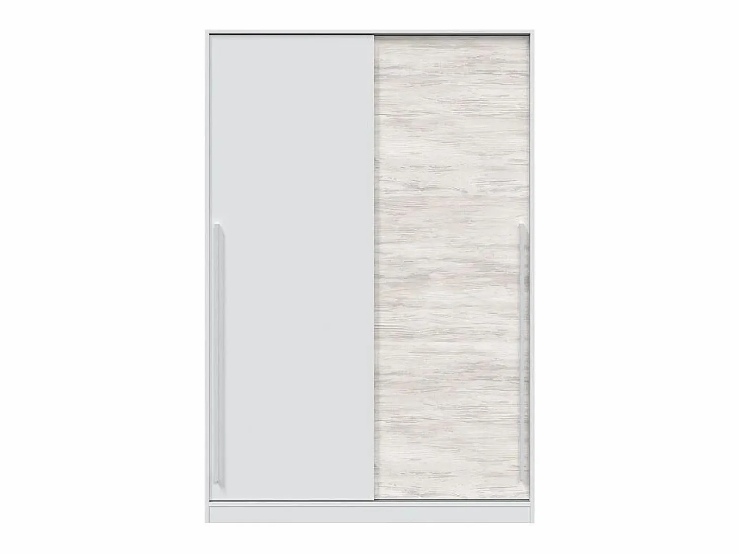 Outlet Armario 2 puertas correderas aglomerado 200x120x50cm Armario