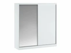 Vente-unique Armario 2 puertas correderas con espejo An200 cm - OCHIRA