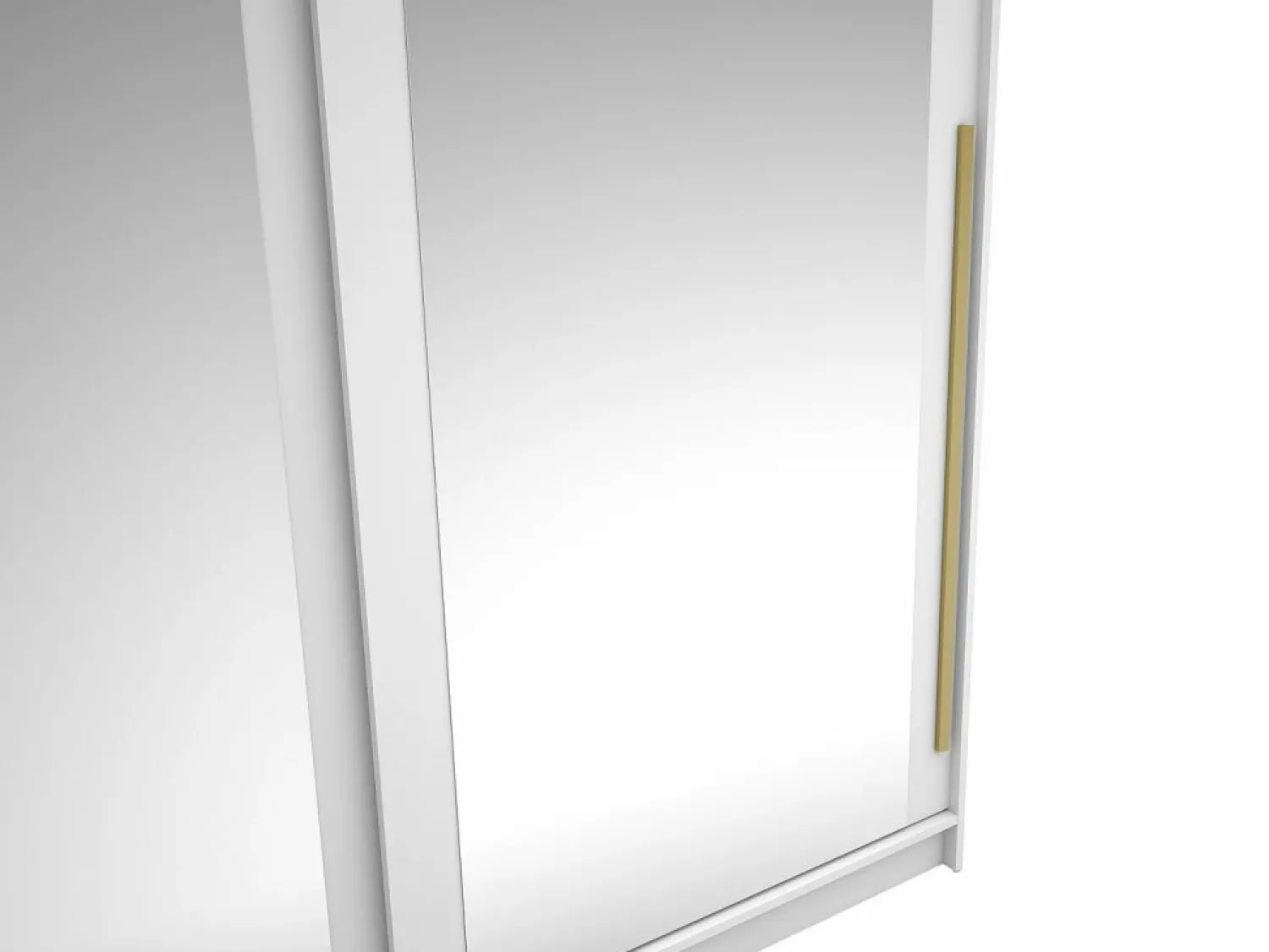 Vente-unique Armario 2 puertas correderas - Con espejos - L200 cm - Color: - ALVARENO
