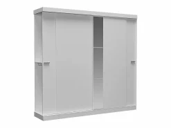 Outlet Vente-unique Armario 2 puertas correderas de color - ADALRIK II Blanco