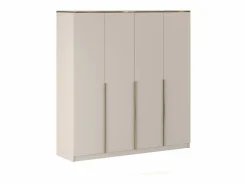 Vente-unique Armario 4 puertas L200 cm en color y dorado - VUKIA de Pascal Morabito