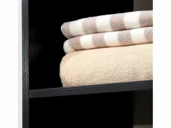 Homcom Armario abierto Zayn 1 barra + 3 estantes + ruedas 128x80x40 cm