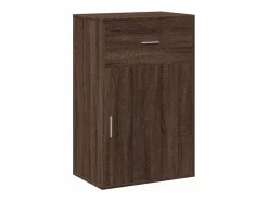 vidaxl Armario almacenaje madera ingeniería marrón roble 56,5x39x90 cm