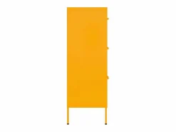 Outlet vidaxl Armario almacenamiento acero mostaza 80x35x101,5 cm Amarillo
