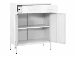 vidaxl Armario almacenamiento acero 80x35x101,5 cm