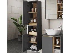 Online Armario alto /artisan 38x33x170 viola Columna De Baño