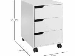 Homcom Armario archivador 40x50x57,5 cm